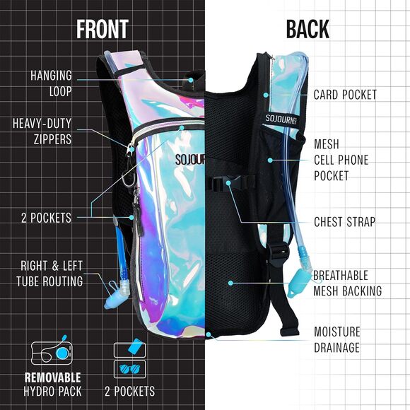 Sojourner Hydration Pack, Hydration Backpack - Water Backpack - Picture 1 of 3